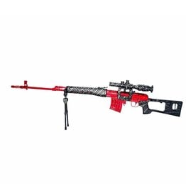 GOAT GUN GOALTD-SVD 1/4 SCALE DIE CAST METAL SPECIAL EDITION "RED TEAM" SVD SNIPER RIFLE MODEL.