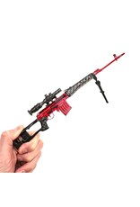 GOAT GUN GOALTD-SVD 1/4 SCALE DIE CAST METAL SPECIAL EDITION "RED TEAM" SVD SNIPER RIFLE MODEL.