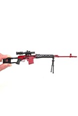 GOAT GUN GOALTD-SVD 1/4 SCALE DIE CAST METAL SPECIAL EDITION "RED TEAM" SVD SNIPER RIFLE MODEL.