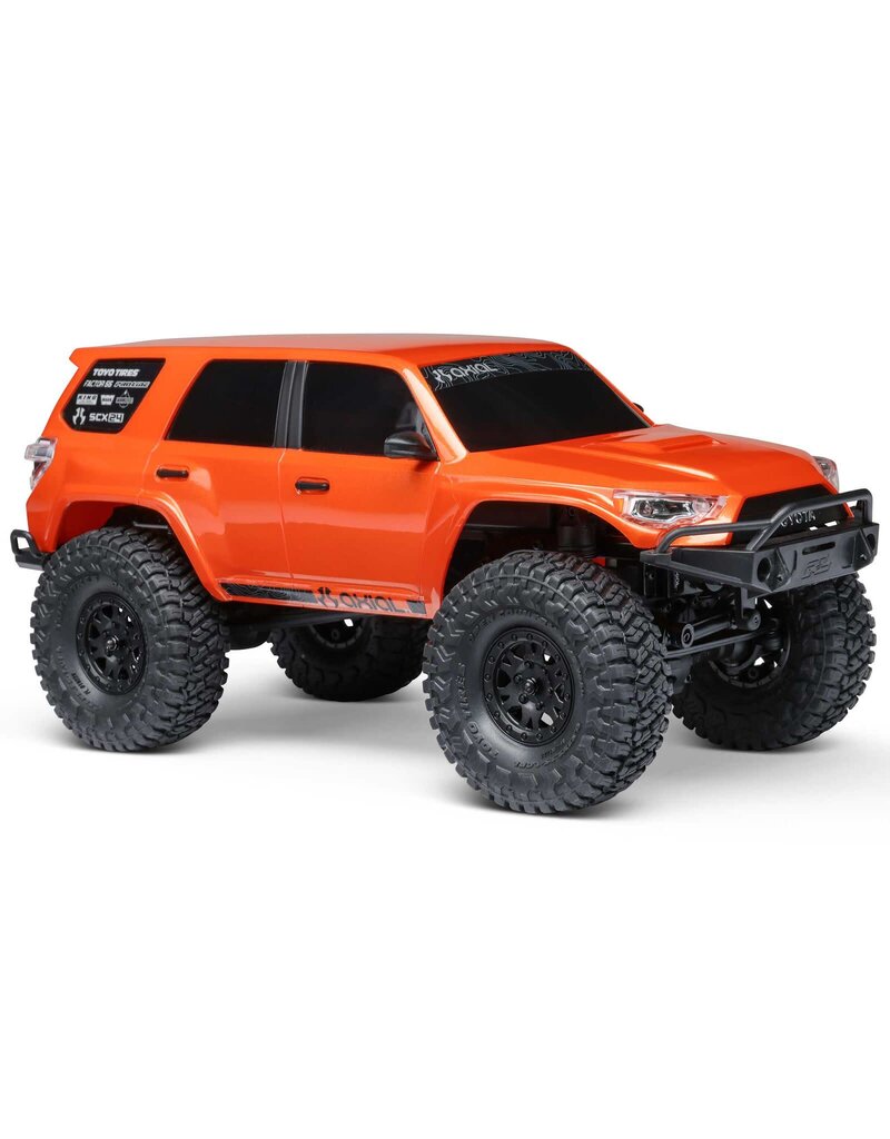 AXIAL AXI-2035T1 1/24 SCX24 TOYOTA 4RUNNER 4X4 RTR BRUSHED ROCK CRAWLER (BATTERY & CHARGER INCLUDED), ORANGE