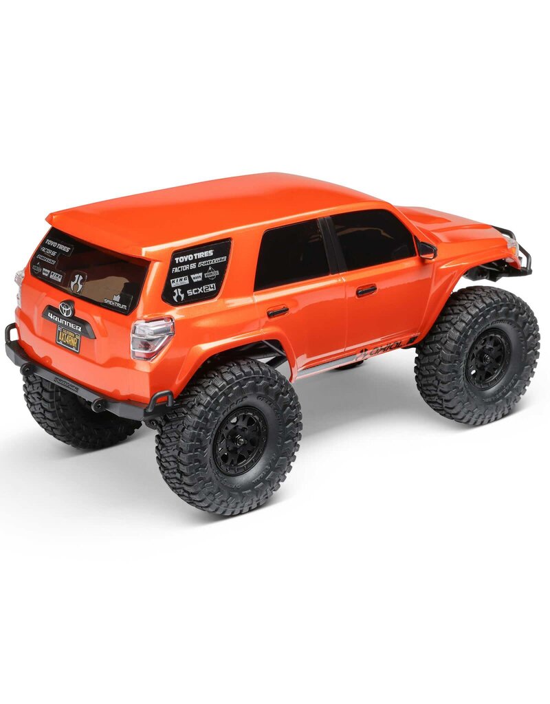 AXIAL AXI-2035T1 1/24 SCX24 TOYOTA 4RUNNER 4X4 RTR BRUSHED ROCK CRAWLER (BATTERY & CHARGER INCLUDED), ORANGE
