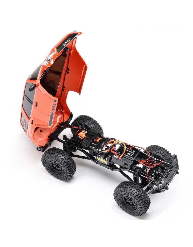 AXIAL AXI-2035T1 1/24 SCX24 TOYOTA 4RUNNER 4X4 RTR BRUSHED ROCK CRAWLER (BATTERY & CHARGER INCLUDED), ORANGE