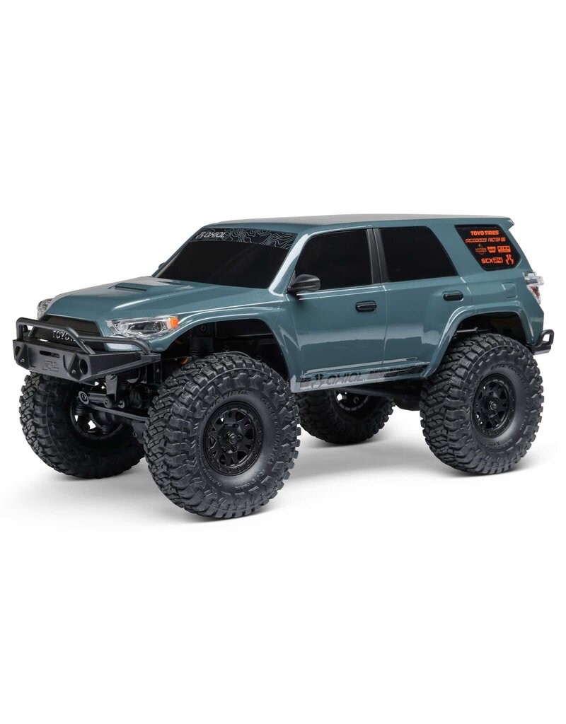 AXIAL AXI-2035T2 1/24 SCX24 TOYOTA 4RUNNER 4X4 RTR BRUSHED ROCK CRAWLER (BATTERY & CHARGER INCLUDED), GRAY