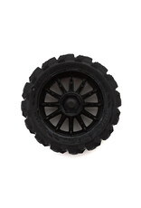 UPGRADE RC UPG-10010 SAW BLADE PRE-MOUNTED TIRES FOR ARRMA® TYPHON GROM™ (4)