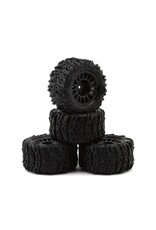 UPGRADE RC UPG-10008 DIRT CLAW PRE-MOUNTED BELTED TIRES FOR ARRMA® GRANITE GROM™ (4)
