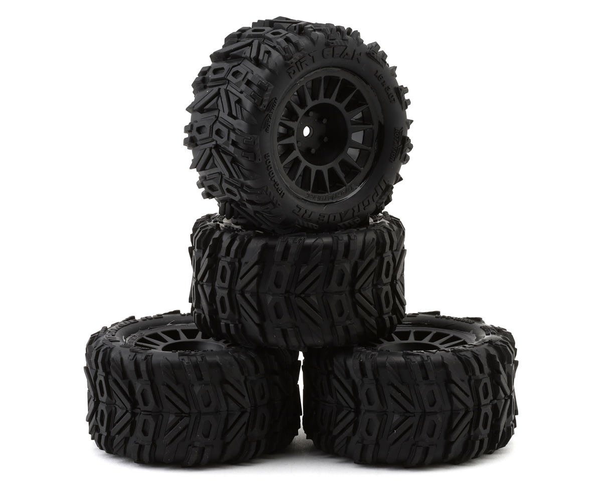 UPG-10008 DIRT CLAW PRE-MOUNTED BELTED TIRES FOR ARRMA® GRANITE GROM™ (4)