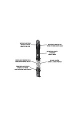 REEFS RC SEHREEFS212 90MM XP 1/10 ROCK CRAWLER ALUMINUM SHOCKS (2)