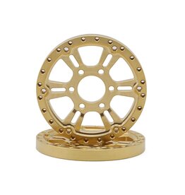 REEFS RC SEHREEFS256 BRASS 1.9" "BLADE" REVERSIBLE OFFSET WHEEL FACE SET (2) (35G EACH)