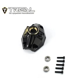 TREAL TRLX003PLVLSR AXIAL UTB18 BRASS DIFFERENTIAL COVER (BLACK)