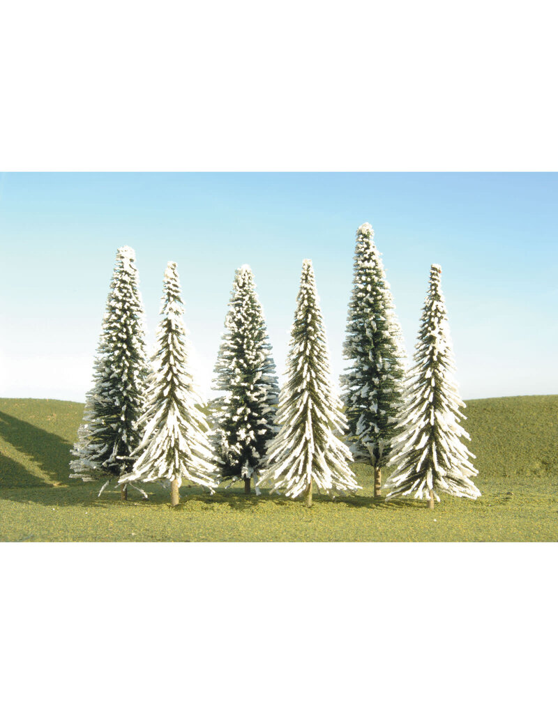 BACHMANN BAC32002 SCENESCAPES PINE TREES W/SNOW, 5-6 (6)
