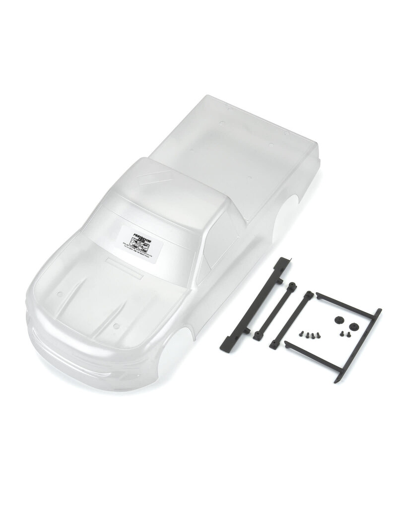 PROLINE RACING PRO365300 PRE-CUT 2024 CHEVROLET SILVERADO NASCAR TRUCK SERIES CLEAR BODY FOR LOSI NASCAR RACE CAR