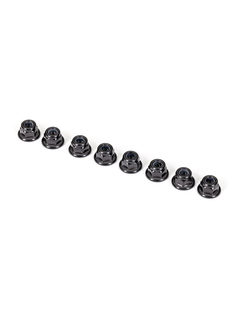 TRAXXAS TRA2744X NUTS 3MM NYLON LOCKING BLACK