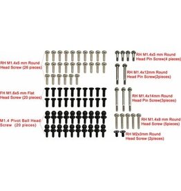 HOT RACING HRALMCB14SS HARDWARE SET (82) LOSI MICRO B