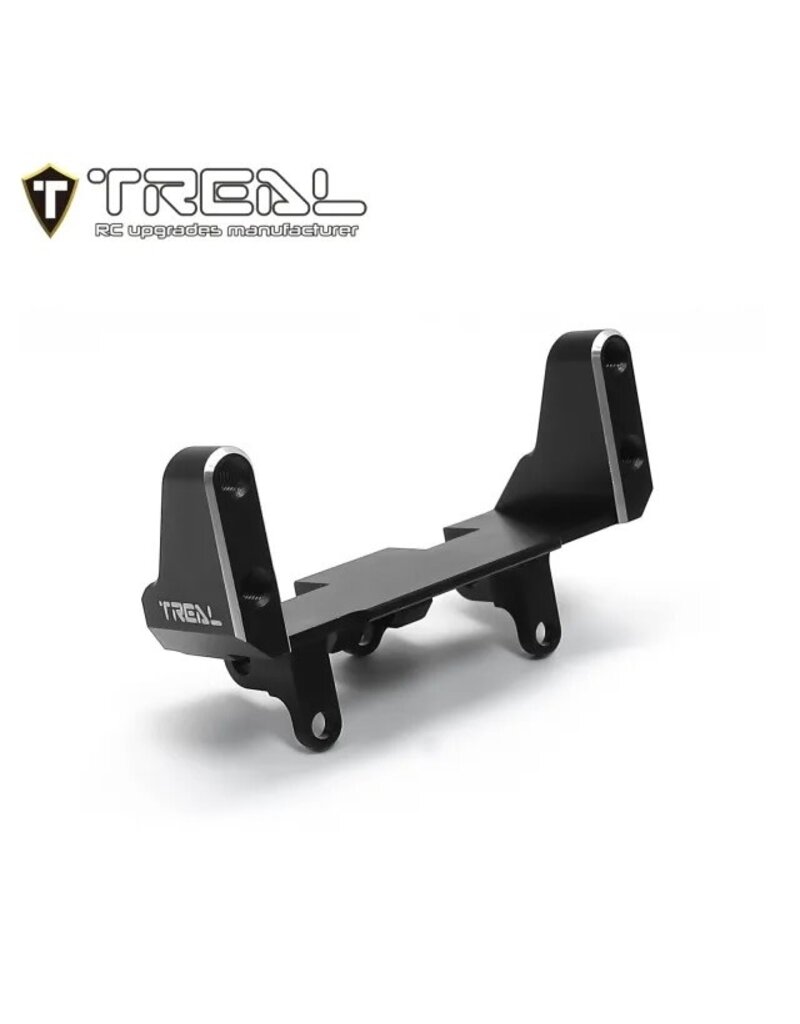 TREAL TRLX003K2AY4D AXIAL UTB18 ALUMINUM FRONT SERVO MOUNT (BLACK)
