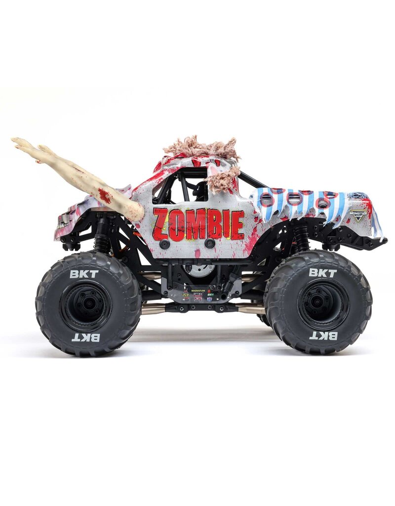 LOSI LOS01026T4 1/18 MINI LMT ZOMBIE 2S 4X4 RTR BRUSHED MONSTER TRUCK (BATTERY & CHARGER INCLUDED), RED