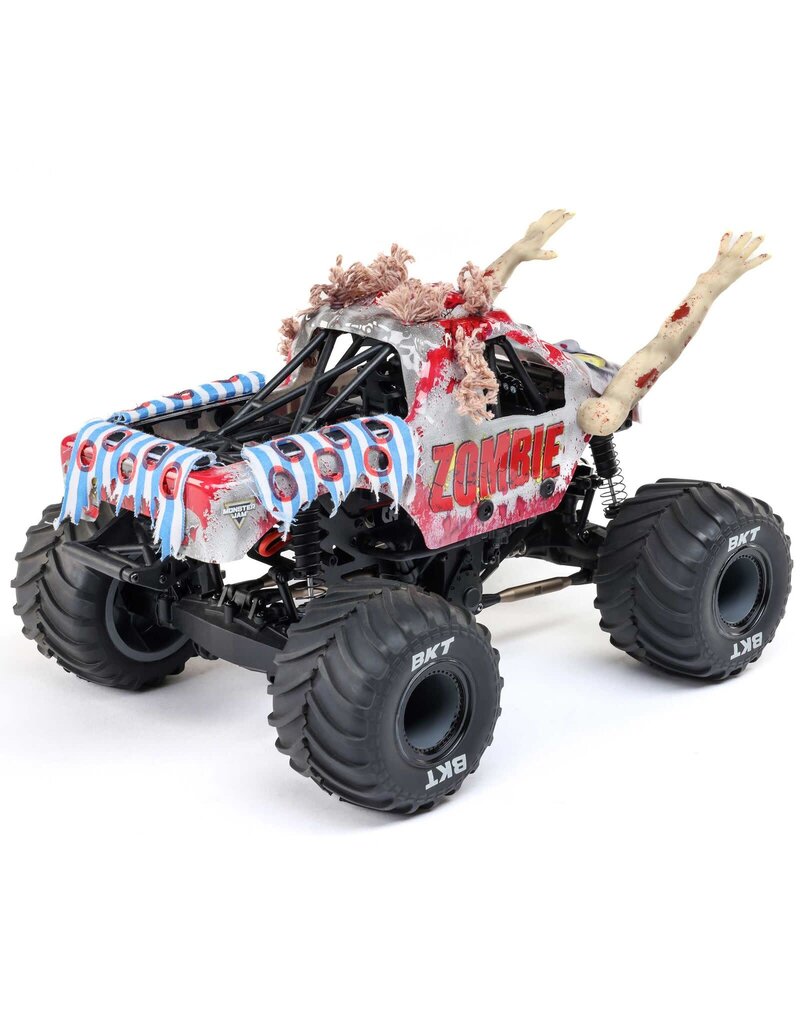 LOSI LOS01026T4 1/18 MINI LMT ZOMBIE 2S 4X4 RTR BRUSHED MONSTER TRUCK (BATTERY & CHARGER INCLUDED), RED