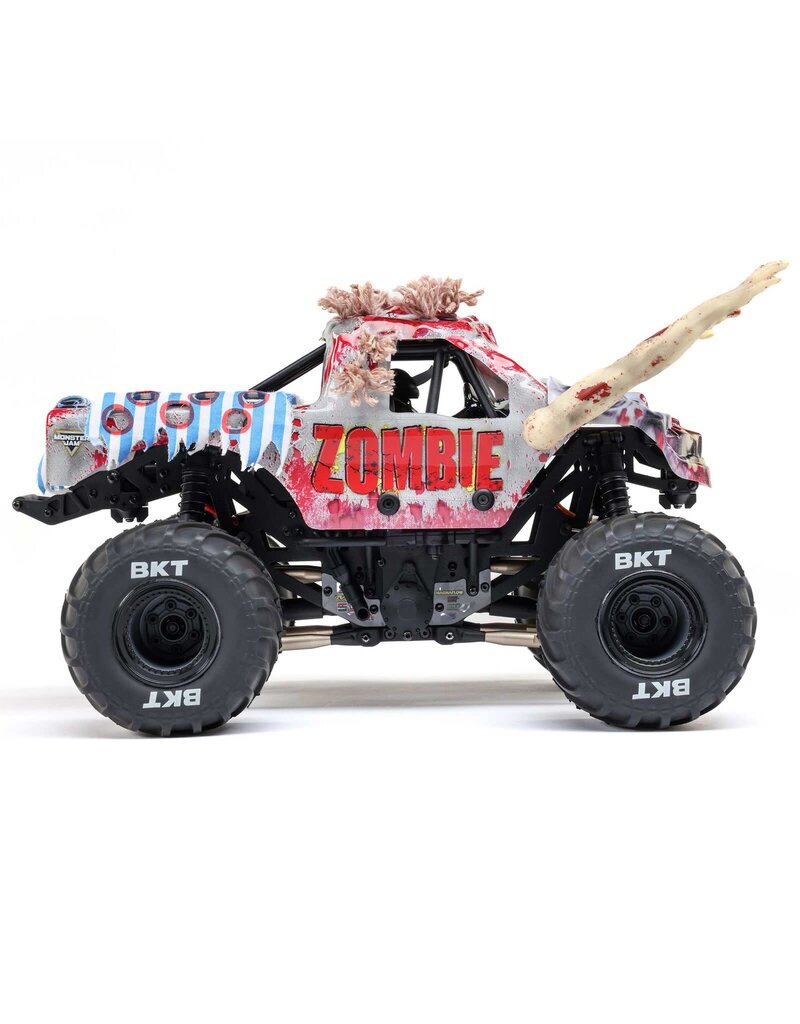 LOSI LOS01026T4 1/18 MINI LMT ZOMBIE 2S 4X4 RTR BRUSHED MONSTER TRUCK (BATTERY & CHARGER INCLUDED), RED