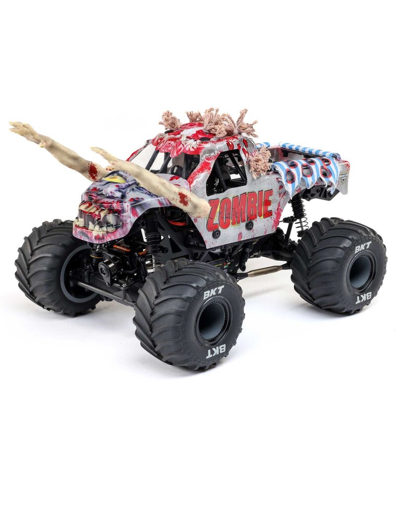 LOSI LOS01026T4 1/18 MINI LMT ZOMBIE 2S 4X4 RTR BRUSHED MONSTER TRUCK (BATTERY & CHARGER INCLUDED), RED