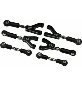 HOT RACING HRAGRM547NC01 6061 ADJUSTABLE LINK SET FOR LOSI GROM NASCAR