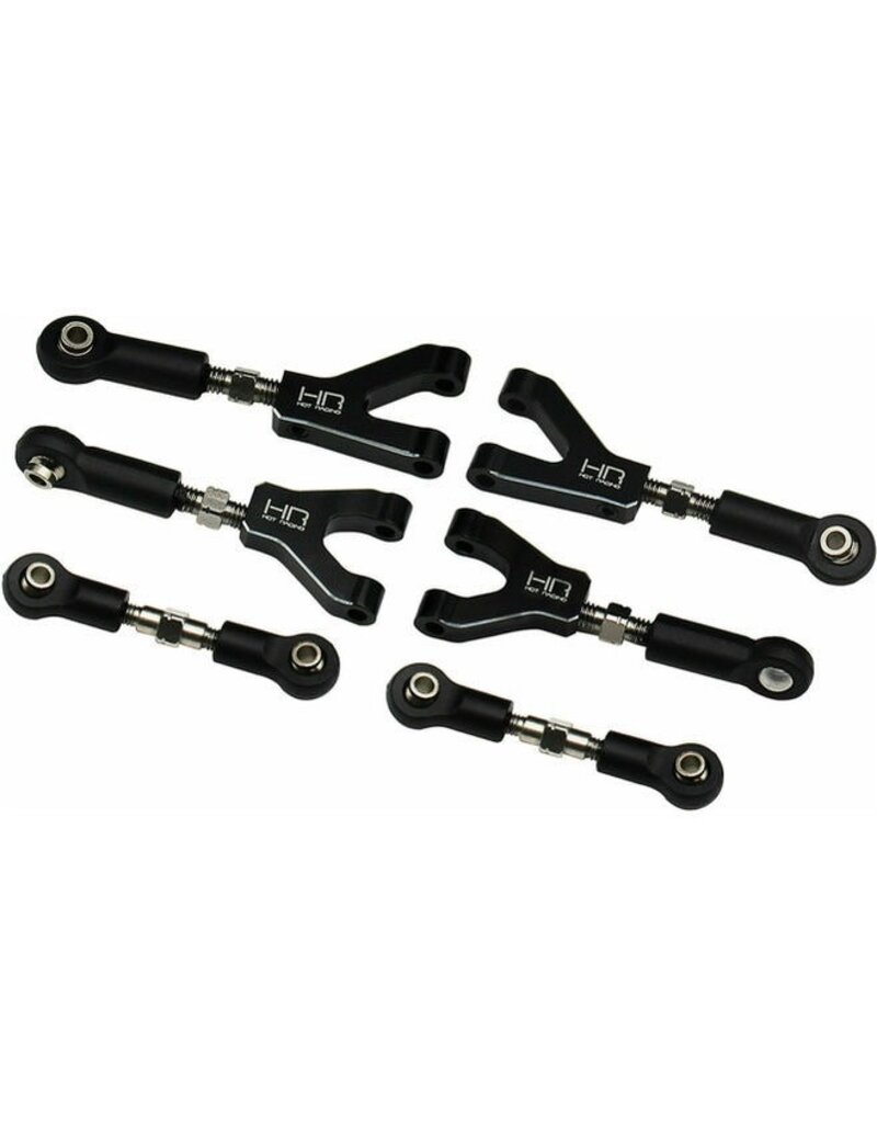 HOT RACING HRAGRM547NC01 6061 ADJUSTABLE LINK SET FOR LOSI GROM NASCAR