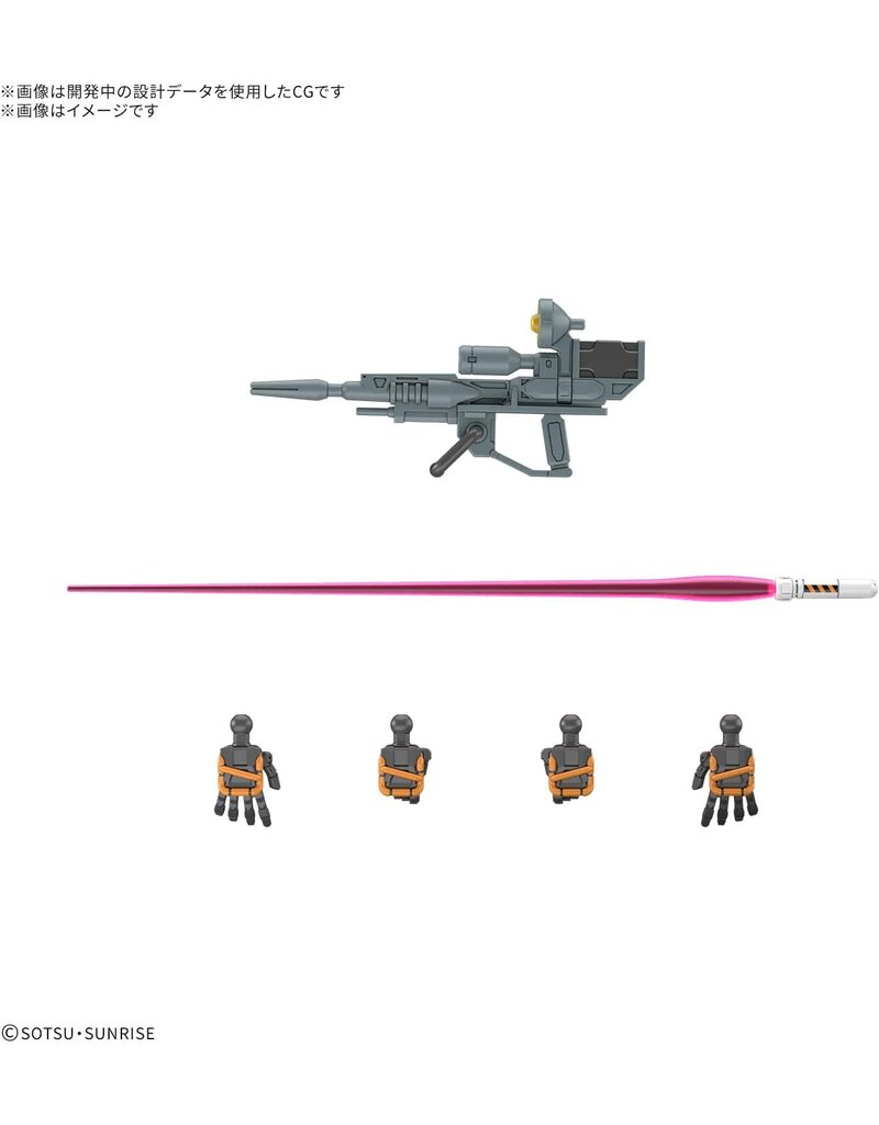 BANDAI *BAS2773792 HG 1/144 #6 LIGHT-TYPE GUNCANNON "GUNDAM GQUUUUUUX" PLASTIC MODEL KIT