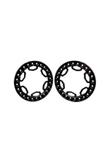 REEFS RC SEHREEFS257 REEF'S RC 1.9 "SHIELD" BEADLOCK RING (BLACK) (2)