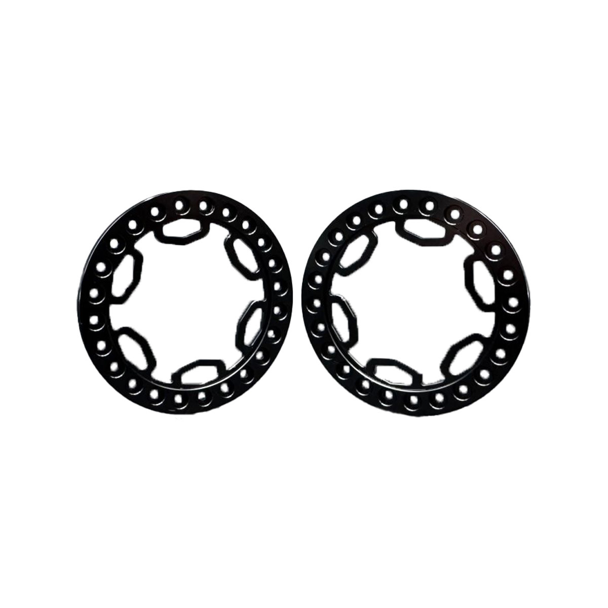 SEHREEFS257 REEF'S RC 1.9 "SHIELD" BEADLOCK RING (BLACK) (2)
