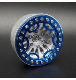 REEFS RC SEHREEFS274 REEF'S RC 1.9 "SHIELD" BEADLOCK RING (BLUE) (2)