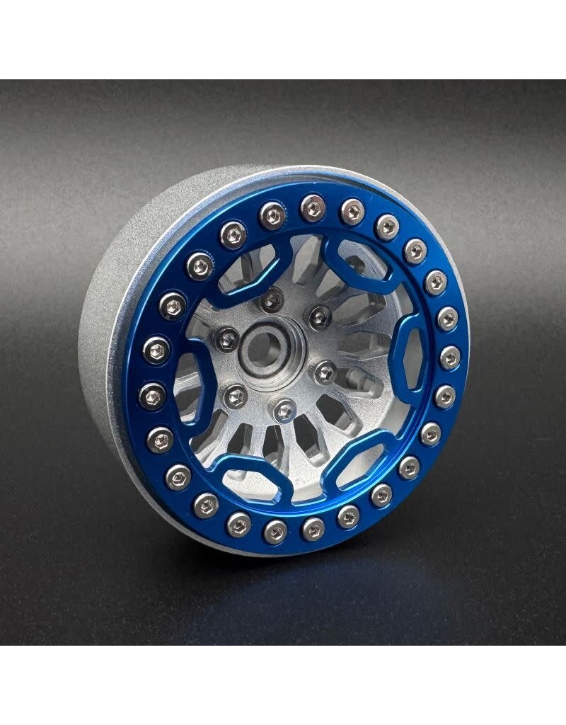 REEFS RC SEHREEFS274 REEF'S RC 1.9 "SHIELD" BEADLOCK RING (BLUE) (2)