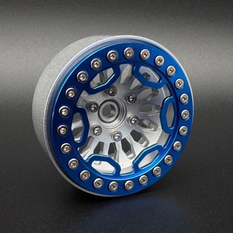 SEHREEFS274 REEF'S RC 1.9 "SHIELD" BEADLOCK RING (BLUE) (2)