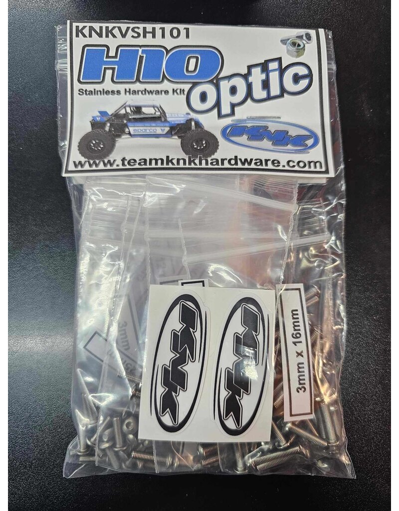 TEAM KNK KNKVSH101 H10 OPTIC STAINLESS HARDWARE SET