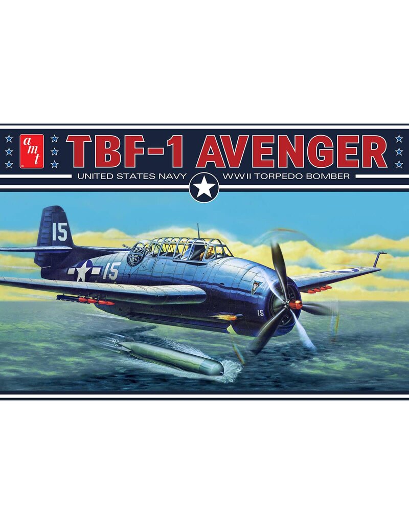 AMT AMT1377 1/48 TBF AVENGER PLASTIC MODEL KIT