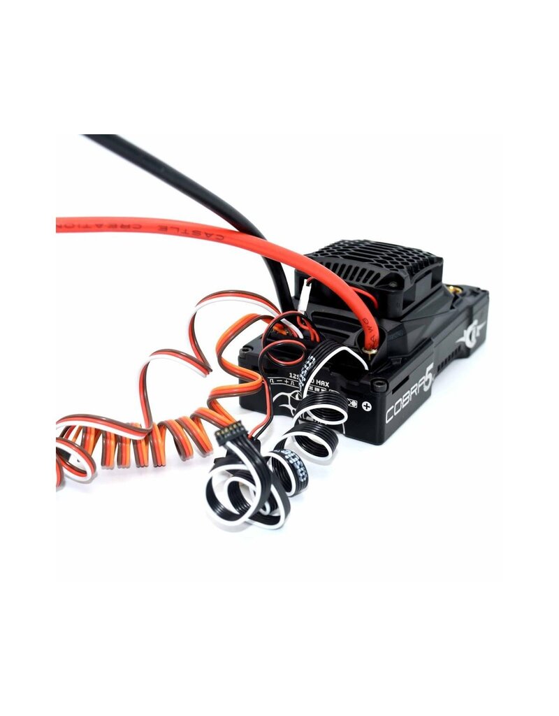 CASTLE CREATIONS CSE010-0178-00 COBRA 5 HV 12S 1/5 SENSORED BRUSHLESS ESC