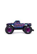 ARRMA ARA3537T3 1/10 QUAKE 223S 2WD RTR BRUSHLESS MONSTER TRUCK, PURPLE