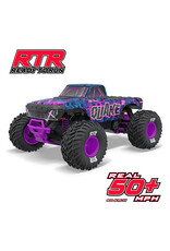 ARRMA ARA3537T3 1/10 QUAKE 223S 2WD RTR BRUSHLESS MONSTER TRUCK, PURPLE