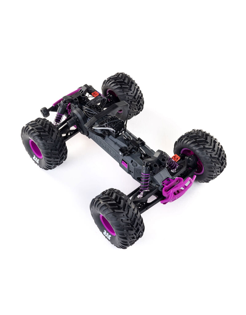 ARRMA ARA3537T3 1/10 QUAKE 223S 2WD RTR BRUSHLESS MONSTER TRUCK, PURPLE
