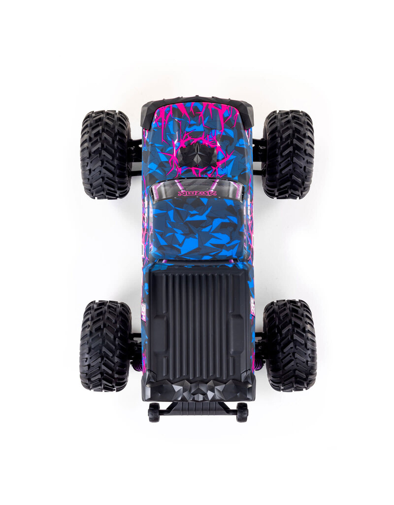 ARRMA ARA3537T3 1/10 QUAKE 223S 2WD RTR BRUSHLESS MONSTER TRUCK, PURPLE