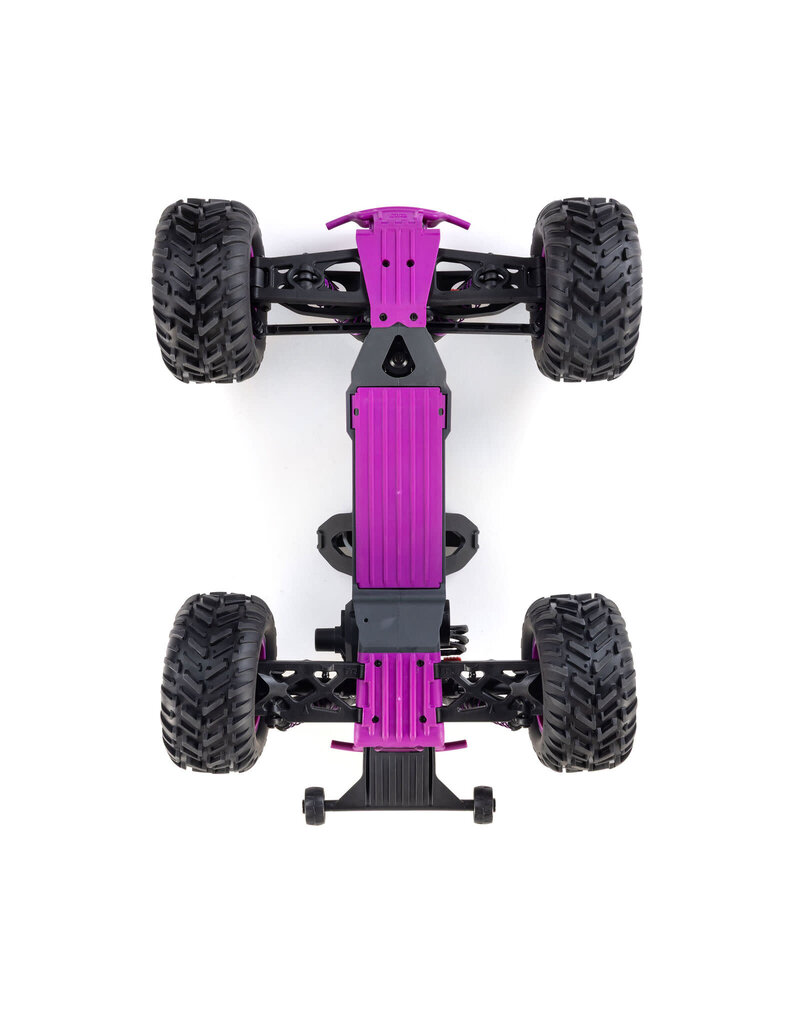 ARRMA ARA3537T3 1/10 QUAKE 223S 2WD RTR BRUSHLESS MONSTER TRUCK, PURPLE