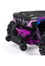 ARRMA ARA3537T3 1/10 QUAKE 223S 2WD RTR BRUSHLESS MONSTER TRUCK, PURPLE