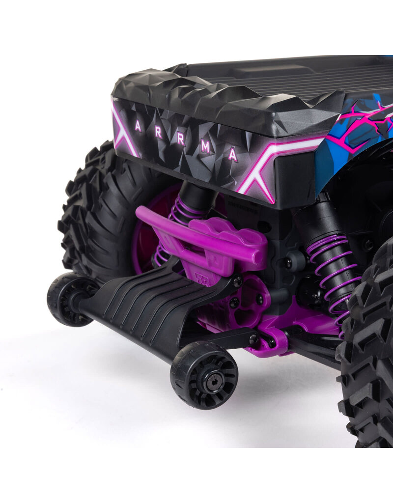 ARRMA ARA3537T3 1/10 QUAKE 223S 2WD RTR BRUSHLESS MONSTER TRUCK, PURPLE