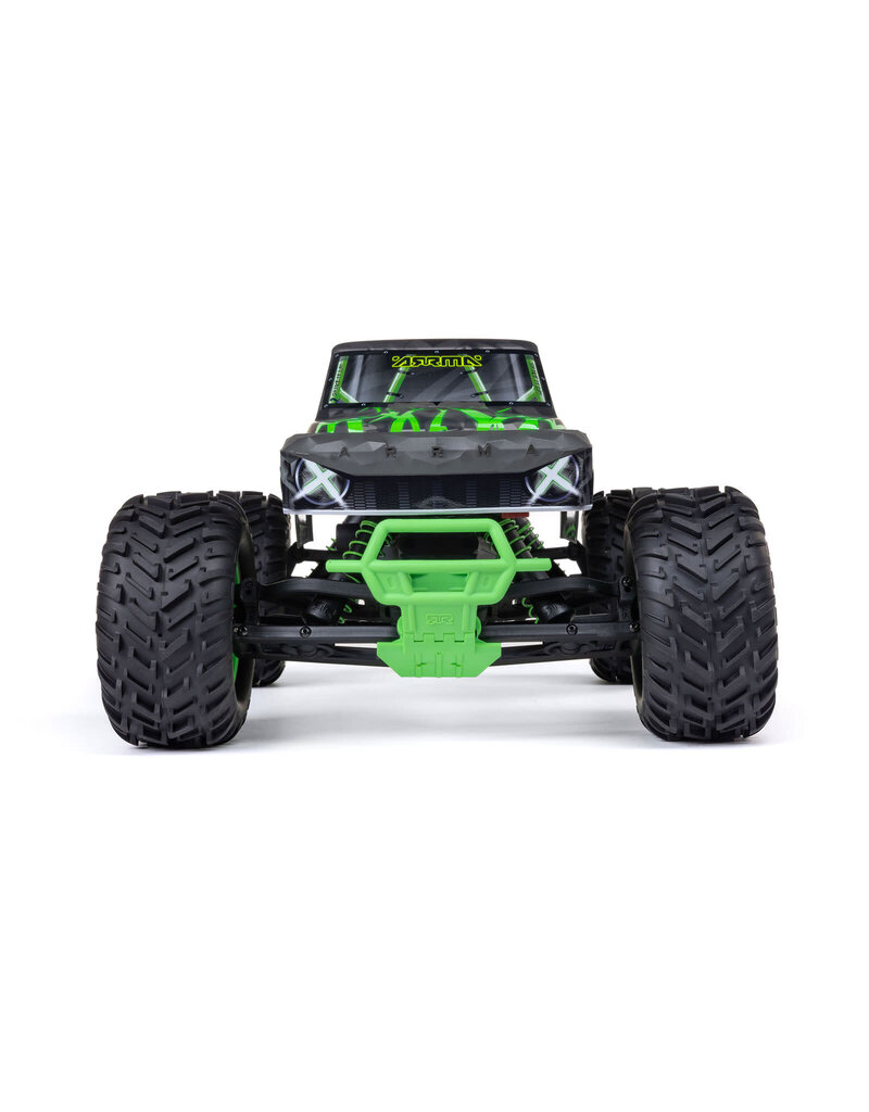 ARRMA ARA3537T2 1/10 QUAKE 223S 2WD RTR BRUSHLESS MONSTER TRUCK, GREEN