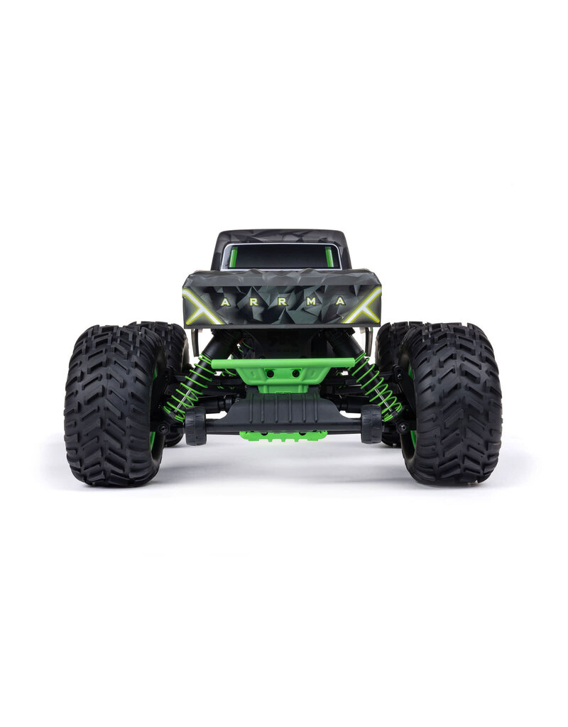 ARRMA ARA3537T2 1/10 QUAKE 223S 2WD RTR BRUSHLESS MONSTER TRUCK, GREEN