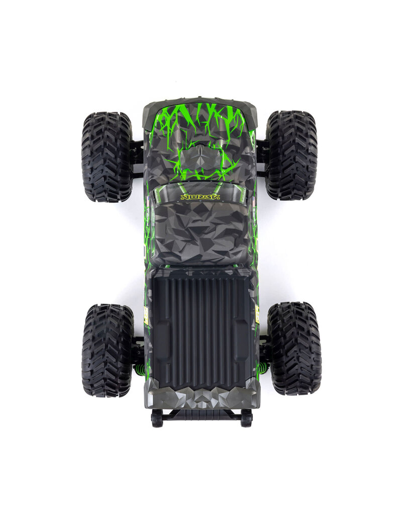 ARRMA ARA3537T2 1/10 QUAKE 223S 2WD RTR BRUSHLESS MONSTER TRUCK, GREEN
