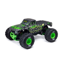 ARRMA ARA3537T2 1/10 QUAKE 223S 2WD RTR BRUSHLESS MONSTER TRUCK, GREEN