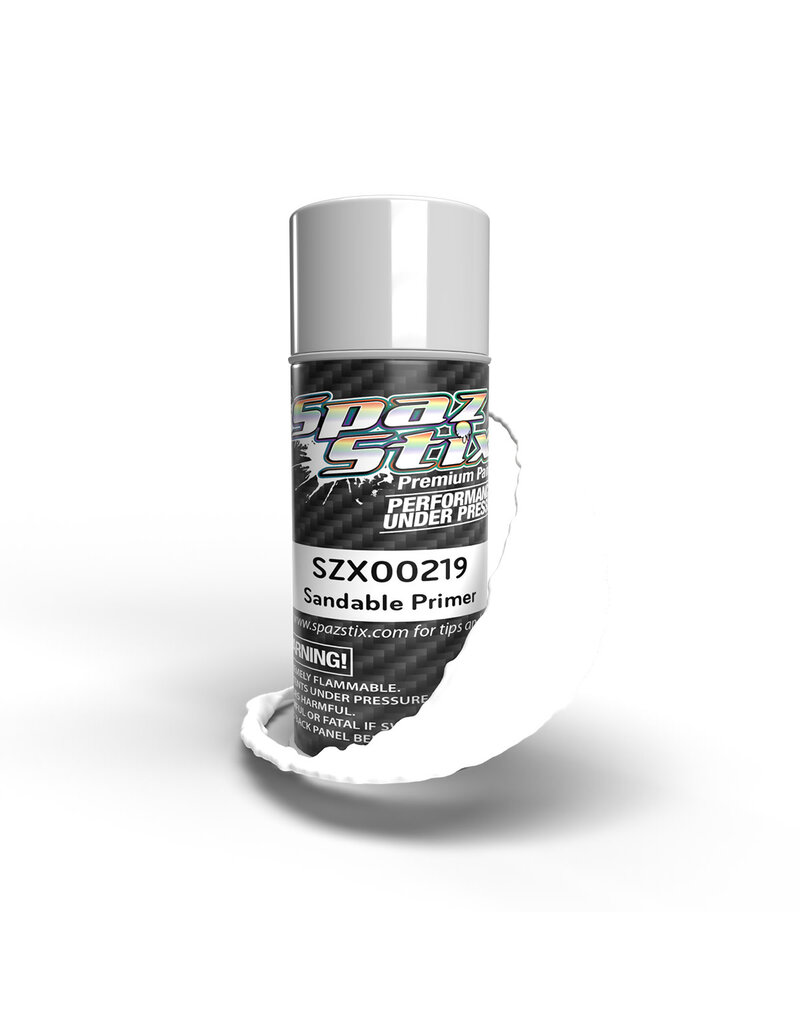 SPAZ STIX SZX00219 XTR WHITE PRIMER PAINT