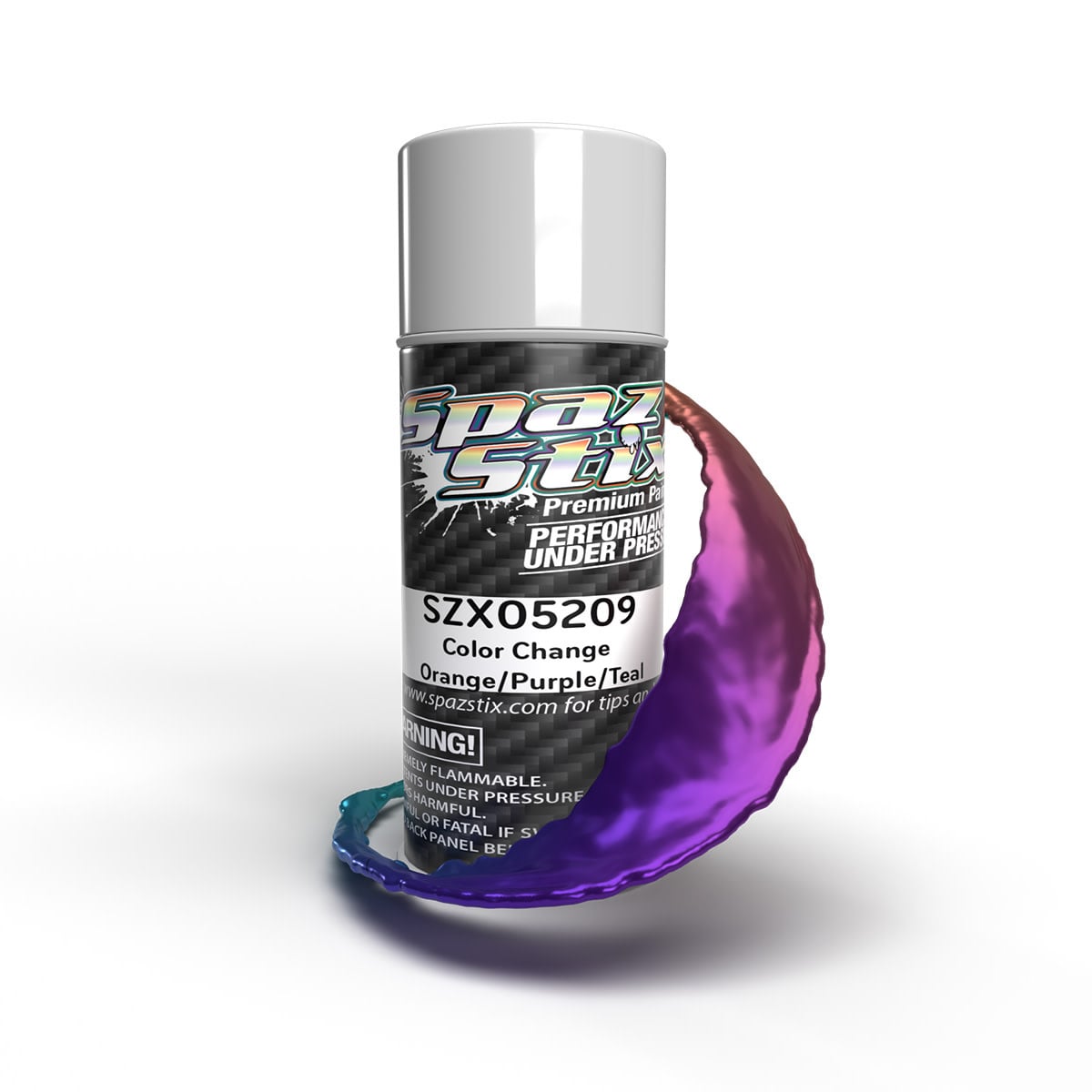 SZX05209 COLOR CHANGE ORANGE/PURPLE/TEAL AEROSOL PAINT, 3.5OZ CAN
