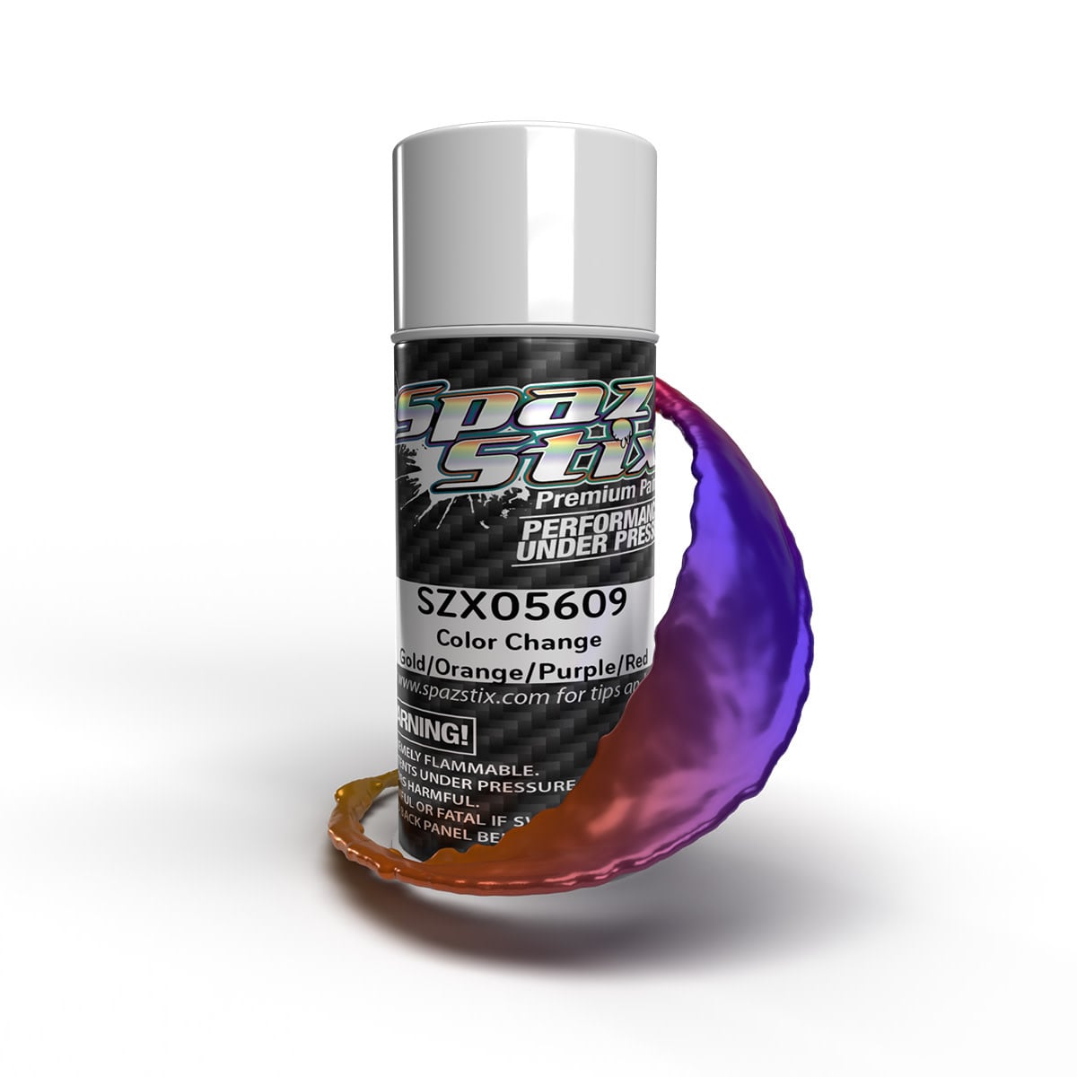 SZX05609 COLOR CHANGE GOLD/ORANGE/BLUE/GREEN AEROSOL PAINT, 3.5OZ CAN
