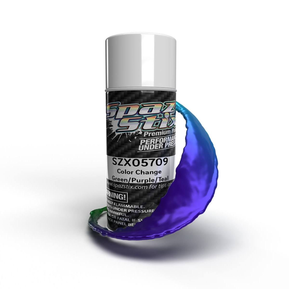 SZX05709 COLOR CHANGE GREEN/PURPLE/TEAL AEROSOL PAINT, 3.5OZ CAN
