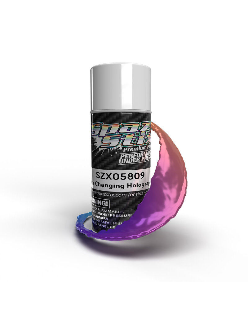 SPAZ STIX SZX05809 COLOR CHANGE HOLOGRAPHIC AEROSOL PAINT, 3.5OZ CAN