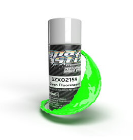 SPAZ STIX SZX02159 GREEN FLUORESCENT AEROSOL PAINT, 3.5OZ CAN